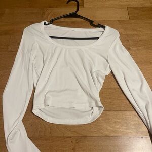White Long Sleeve Women's Top